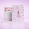 I See Dick In Your Future funny bachelorette party card with removable crystal penis and silver foil crystal balls shown front and back on colorful background