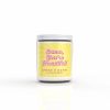 Empowerment affirmation candle Damn You're Beautiful soothing  lavender eucalyptus blend wholesale
