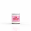 I'm Horny aphrodisiac candle juicy pomegranate cypress bitters  wholesale bulk romantic date night gift