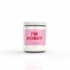Romantic mood-setting candle I'm Horny pomegranate cypress blend  wholesale Valentine aphrodisiac gag gift