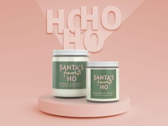 Santa's Favorite Ho Candle | Funny Adult Stocking Stuffer